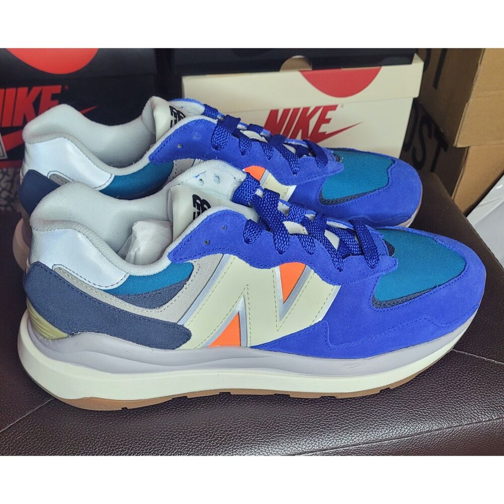 New Balance 5740 M5740DC1 Blue Orange Men's Size 10 Lifestyle Sneakers NWB
